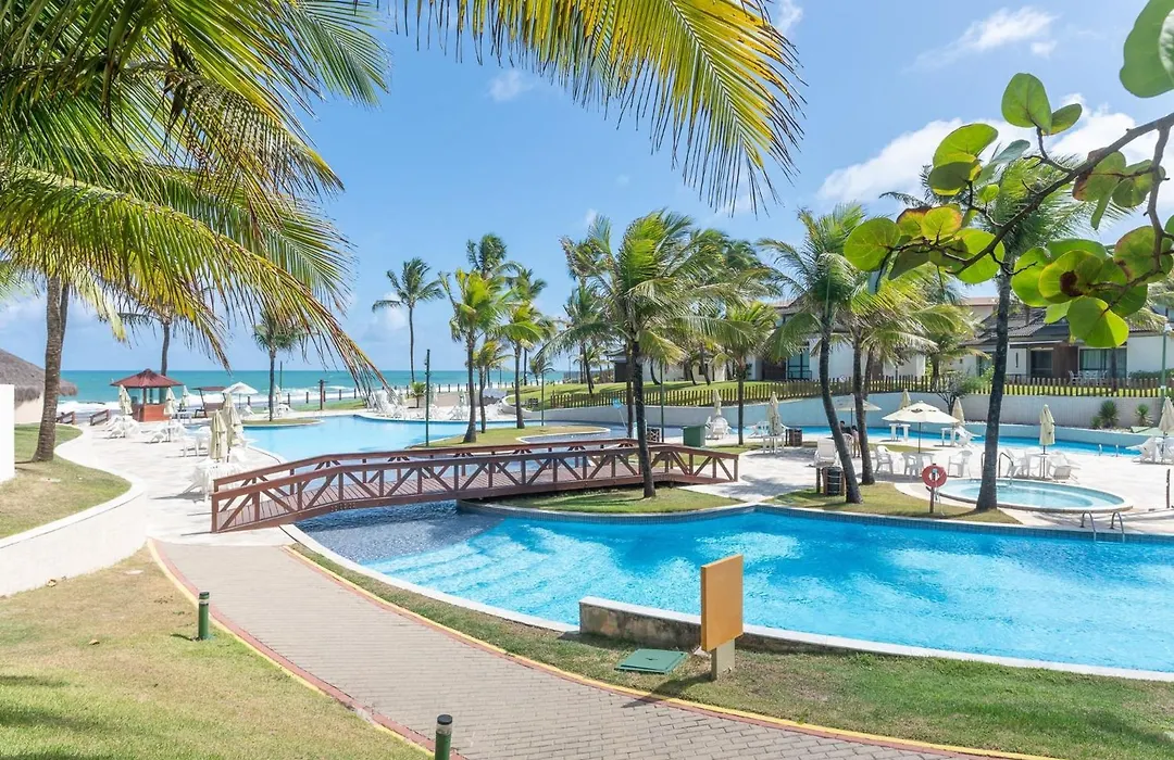 Flat ou Bangalo Luxo Beach Class Beira Mar Muro Alto-1